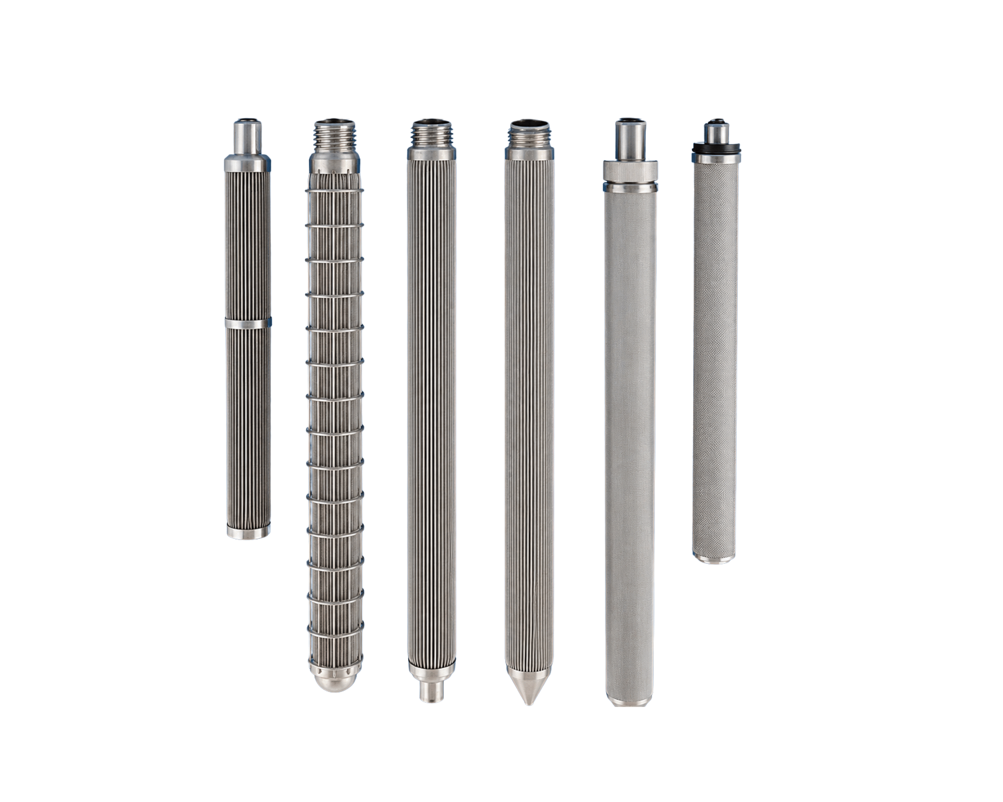 Sintered filter cartridges