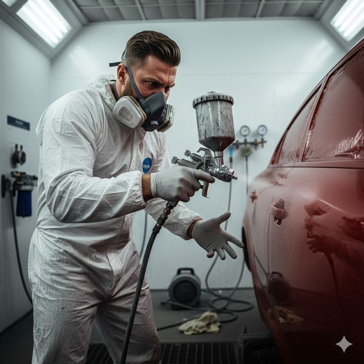 Automotive car painting image